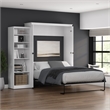 Pemberly Row Queen Murphy Bed with Closet Organizer (94W) - Engineered Wood