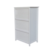 Pemberly Row Solid Wood Bedroom Dresser/Chest with 5 Drawers in White