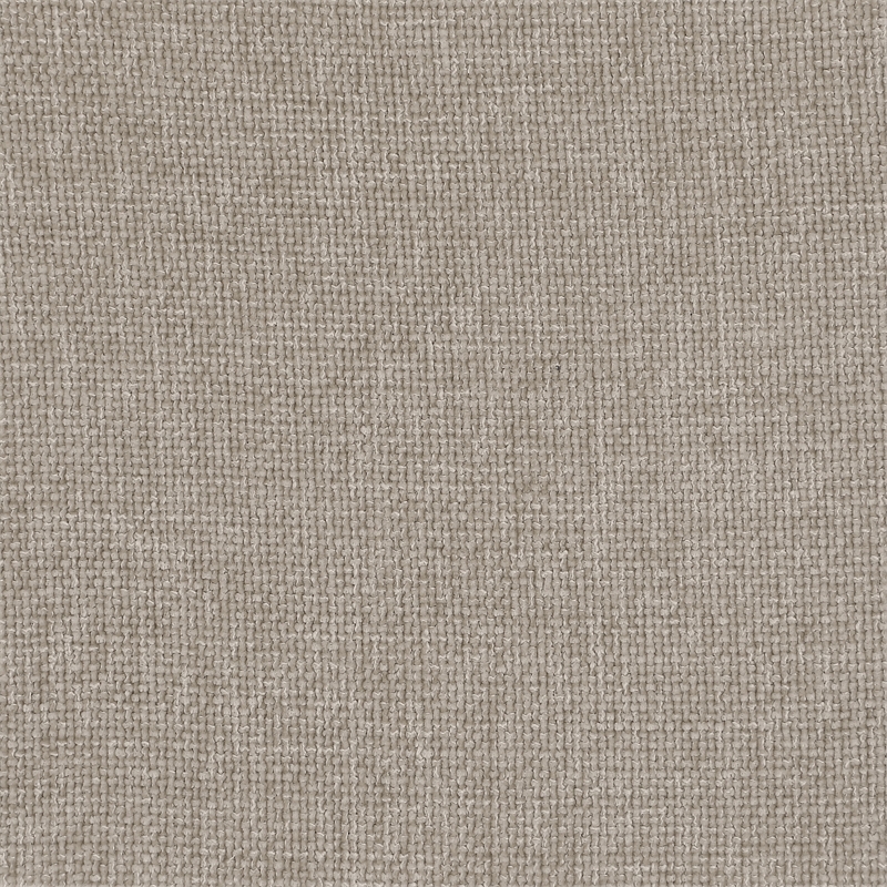 Pemberly Row Fabric Upholstered Channel Back Curved Sofa Beige