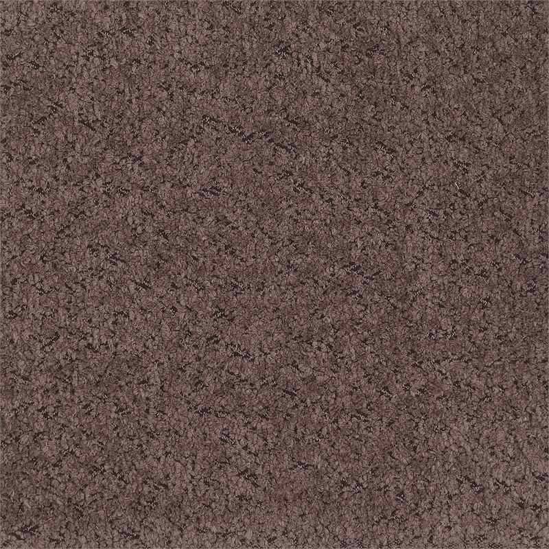 Pemberly Row Fabric Upholstered Channel Back Curved Sofa Beige