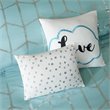 Pemberly Row 5-piece Polyester Microfiber Comforter Set in Blue