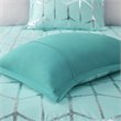 Pemberly Row 5-piece Polyester Microfiber Comforter Set in Blue