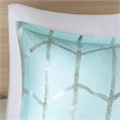 Pemberly Row 5-piece Polyester Microfiber Comforter Set in Blue