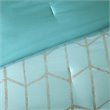 Pemberly Row 5-piece Polyester Microfiber Comforter Set in Blue