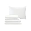 Pemberly Row Contemporary 24 Piece Room In a Bag in Navy Finish