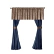 Pemberly Row Contemporary 24 Piece Room In a Bag in Navy Finish