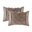 Pemberly Row Contemporary Fabric 24 Piece Room in a Bag in Taupe