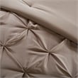 Pemberly Row Contemporary Fabric 24 Piece Room in a Bag in Taupe