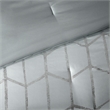 Pemberly Row Metallic Printed Comforter Set in Grey and Silver