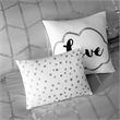 Pemberly Row Metallic Printed Comforter Set in Grey and Silver