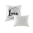 Pemberly Row Metallic Printed Comforter Set in Grey and Silver