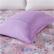 Pemberly Row Unicorn Contemporary Cotton Comforter Set in Pink