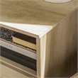 Pemberly Row Contemporary 2-Drawer Nightstand Set in White Oak