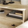 Pemberly Row Contemporary 2-Drawer Nightstand Set in White Oak