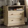 Pemberly Row Contemporary 2-Drawer Nightstand Set in White Oak