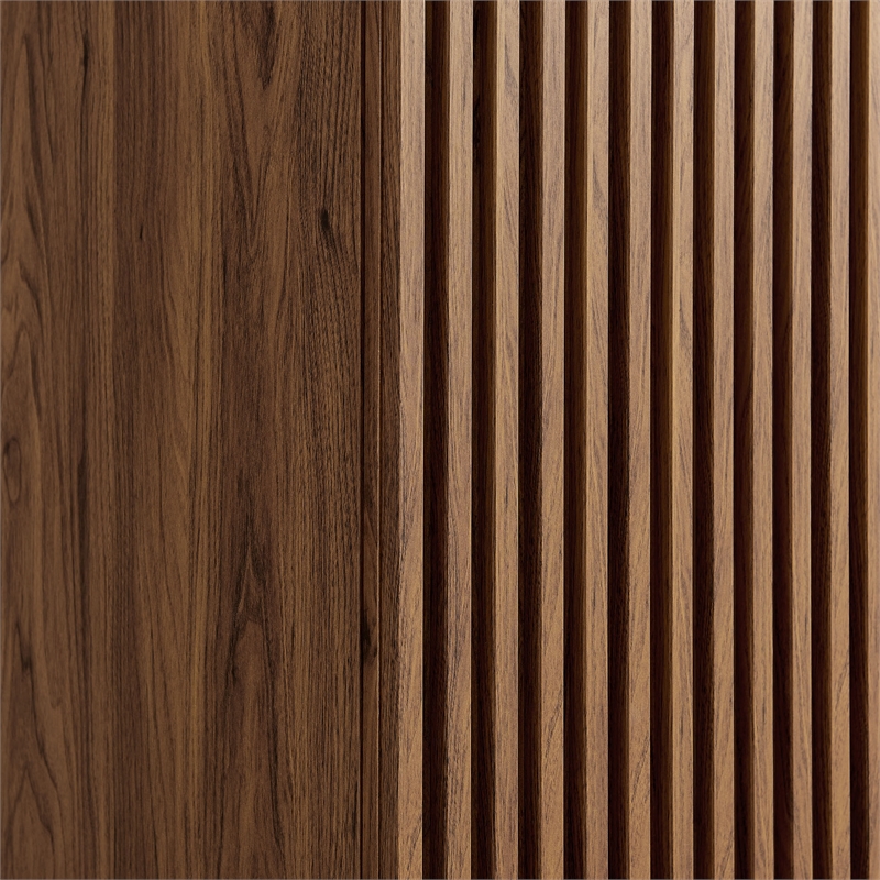 Pemberley Row Wood Walnut Wardrobe Rectangular Adjustable Shelves 71