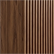 Pemberley Row Wood Walnut Wardrobe Rectangular Adjustable Shelves 71