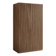 Pemberley Row Wood Walnut Wardrobe Rectangular Adjustable Shelves 71