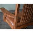 Pemberly Row Traditional Wood Office Chair in Oak with Full 360 Degree Swivel