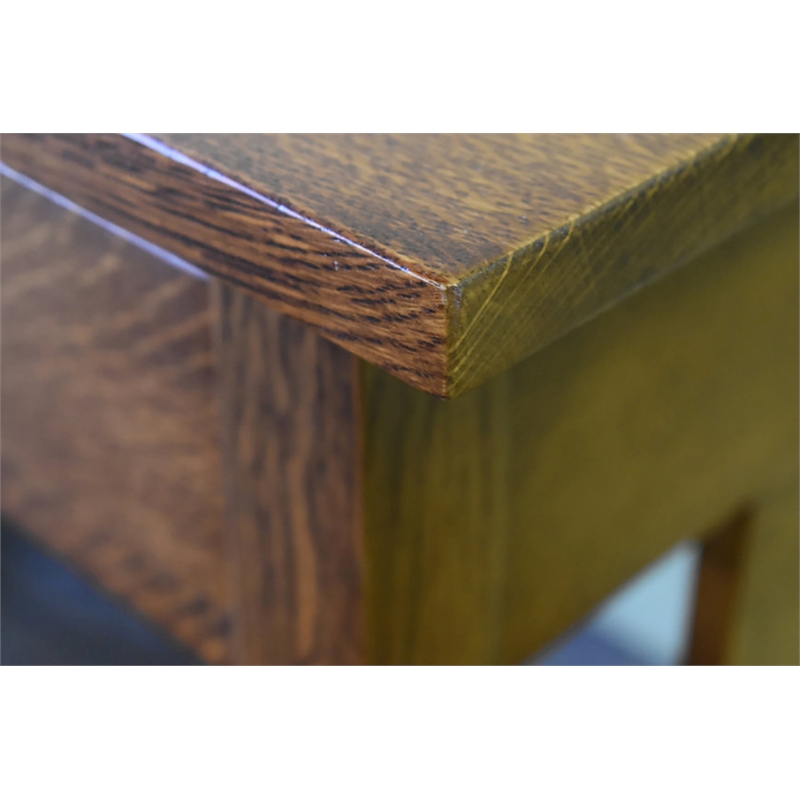 Pemberly Row Traditional Wood and Metal Writing Desk in Walnut