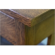 Pemberly Row Traditional Wood and Metal Writing Desk in Walnut