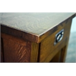 Pemberly Row Mission Solid Quarter Sawn Oak Keyhole End Table