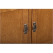 Pemberly Row Traditional 2-Drawer Solid Wood Cabinet in Cherry