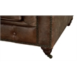 Pemberly Row Top Grain Leather Chesterfield 72