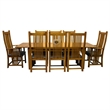 Pemberly Row Traditional Solid Wood Dining Set in Cherry Finish