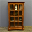 Pemberly Row Traditional Wood Display Bookcase in Cherry Finish