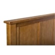 Pemberly Row Traditional Mission Solid Wood King Panel Bed in Cherry
