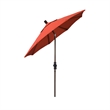Pemberly Row Contemporary 7.5' Patio Umbrella in Olefin Sunset/Bronze