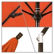 Pemberly Row Contemporary 7.5' Patio Umbrella in Olefin Sunset/Bronze