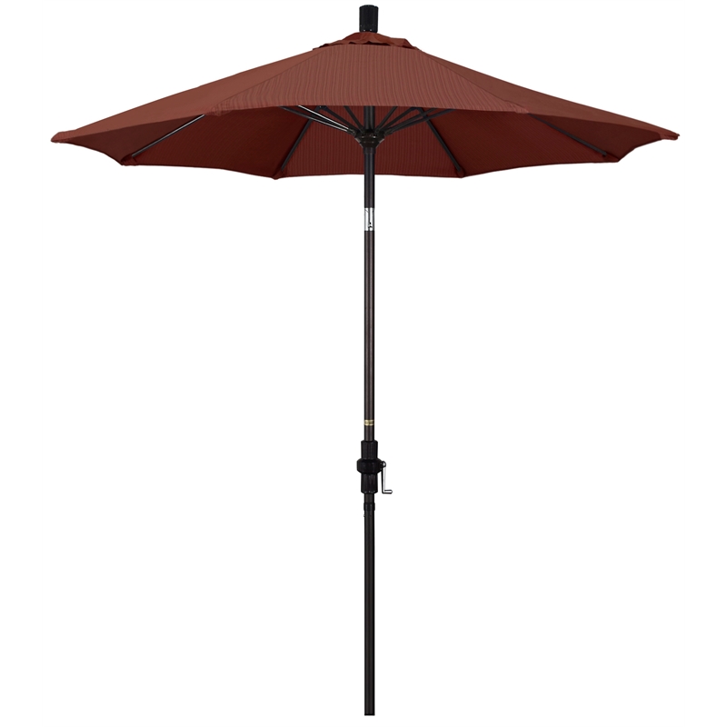 Pemberly Row 7.5' Aluminum Pole Patio Umbrella in Terrace Adobe