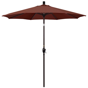 Pemberly Row 7.5' Aluminum Pole Patio Umbrella in Terrace Adobe