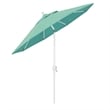 Pemberly Row 7.5' Patio Umbrella in Sun brella Spectrum Mist/Matted White