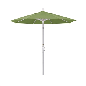 Pemberly Row 7.5' Patio Umbrella Sun brella Spectrum Cilantro/Matte White