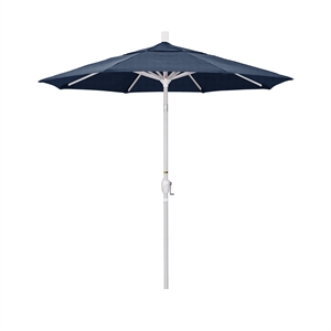 Pemberly Row 7.5' Patio Umbrella Sun brella Spectrum Indigo/Matted White