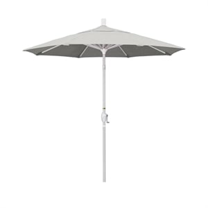 Pemberly Row 7.5' Patio Umbrella in Sun brella Granite/Matted White