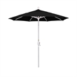 Pemberly Row 7.5' Patio Umbrella in Sun brella Black/Matted White