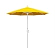 Pemberly Row 7.5' Patio Umbrella Sun brella Sunflower Yellow/Matted White