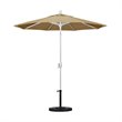 Pemberly Row 7.5' Patio Umbrella Sun brella 2A Linen Sesame/Matte White