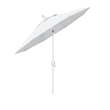 Pemberly Row 7.5' Patio Umbrella in Olefin White/Matted White