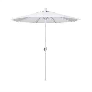 Pemberly Row 7.5' Patio Umbrella in Pacifica Natural/Matted White