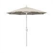 Pemberly Row 7.5' Patio Umbrella in Pacifica Canvas/Matted White