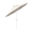 Pemberly Row 7.5' Patio Umbrella in Pacifica Canvas/Matted White