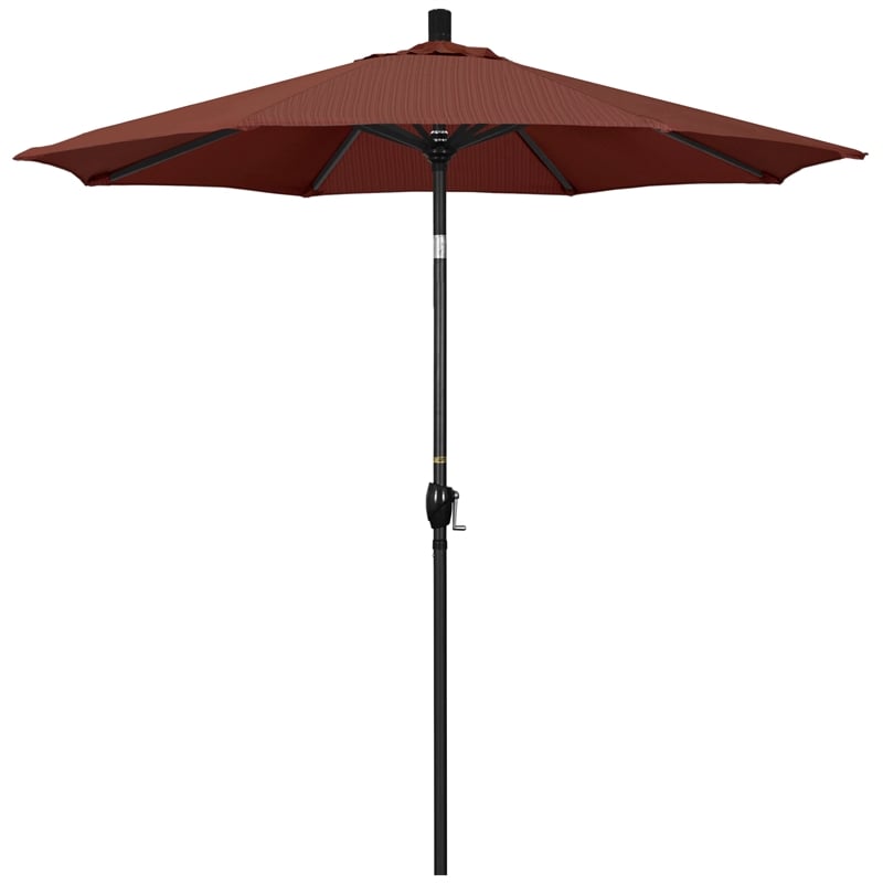Pemberly Row 7.5' Aluminum Pole Patio Umbrella in Terrace Adobe
