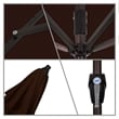 Pemberly Row 9' Bronze Aluminum Pole Patio Umbrella in Pacifica Mocha Fabric