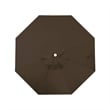 Pemberly Row 9' Bronze Aluminum Pole Patio Umbrella in Pacifica Mocha Fabric