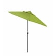Pemberly Row 9' Bronze Aluminum Pole Patio Umbrella in Performance Fabric Macaw